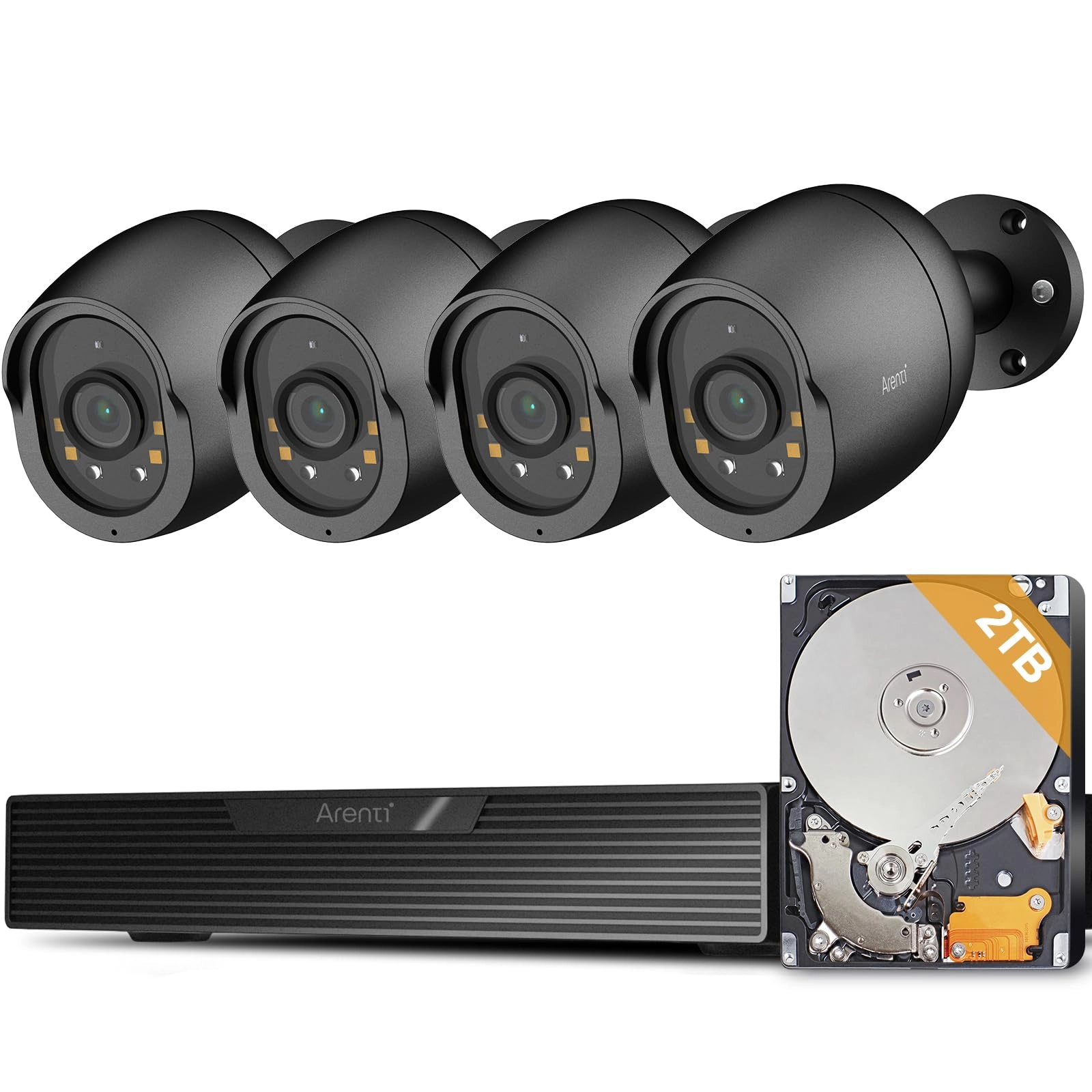 Arenti AIK8-510B4-MRUS - 4PCS 8CH 5MP