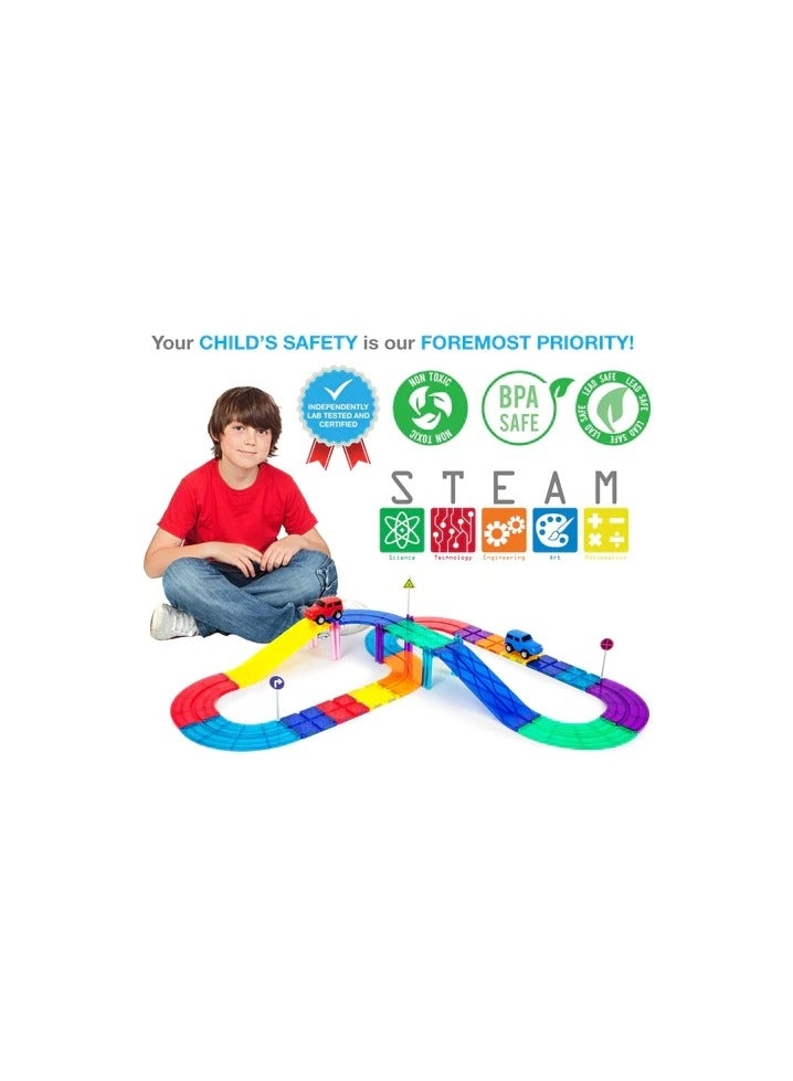 Magnetic Race Car Track - 30 pcs