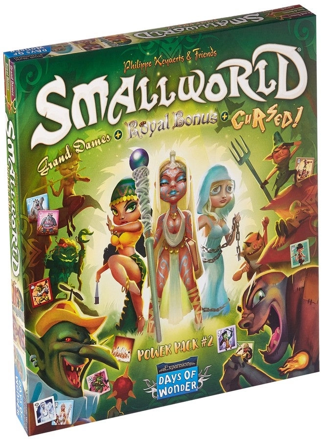 Days of Wonder Small World: Cursed! + Small World: Royal Bonus + Small World: Grand Dames POWER PACK #2