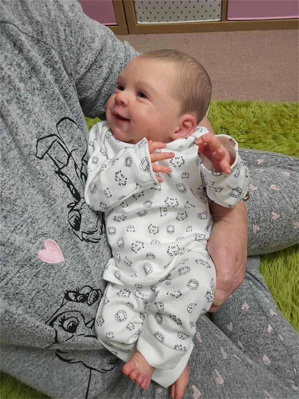 Anano Reborn Baby Doll - 18 inches Vinyl Silicone Girl Ages 3+