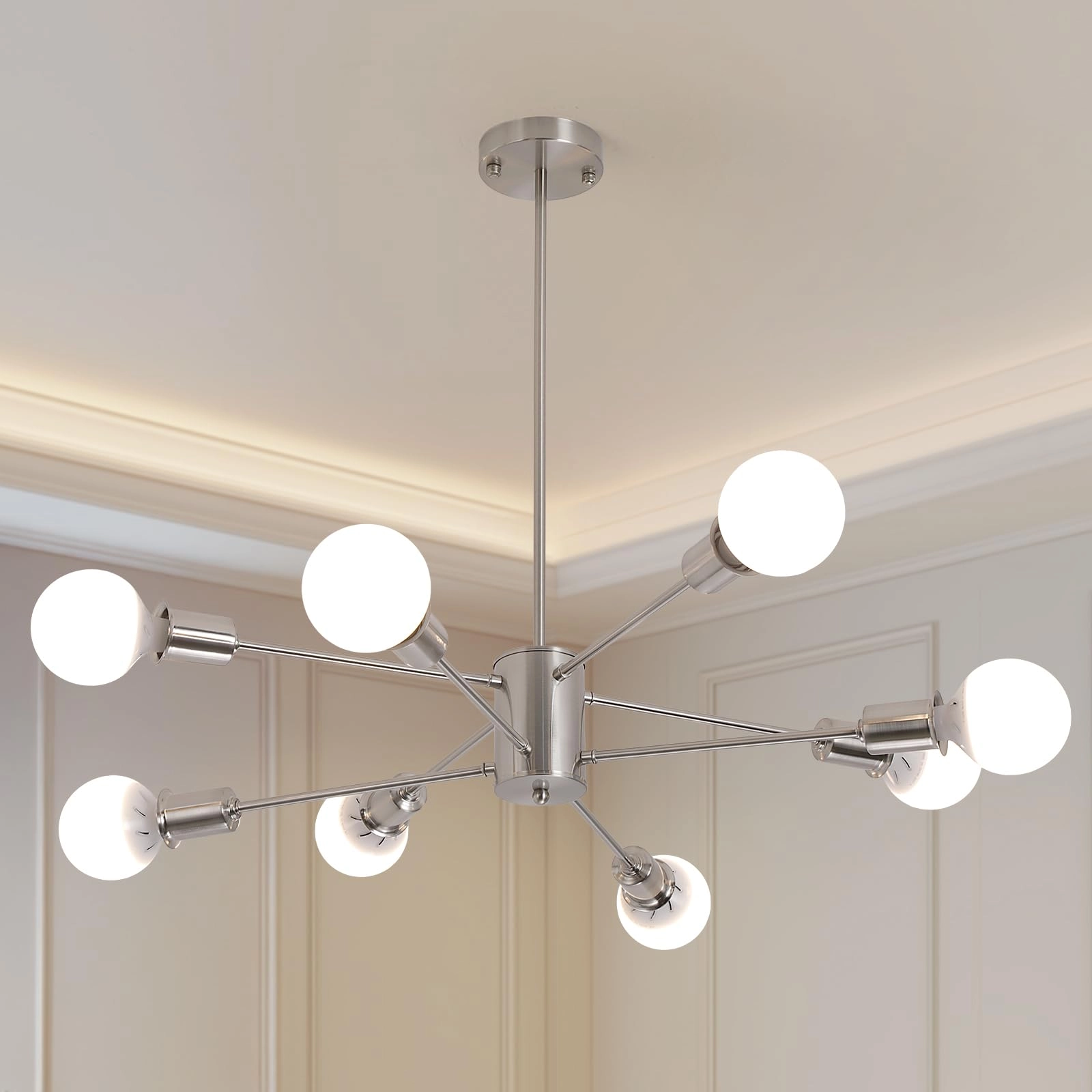 YATAI LIGHTING 8-Light Sputnik Pendant Chandelier - 86cm-116cm