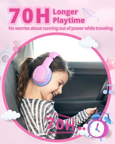 KH03 - Kids Headphones Active Noise Cancelling 70H Playtime