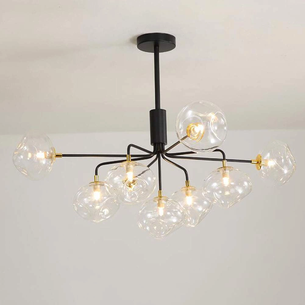 G9 Nordic Creative Glass Bubble Chandelier - 13 head Golden.