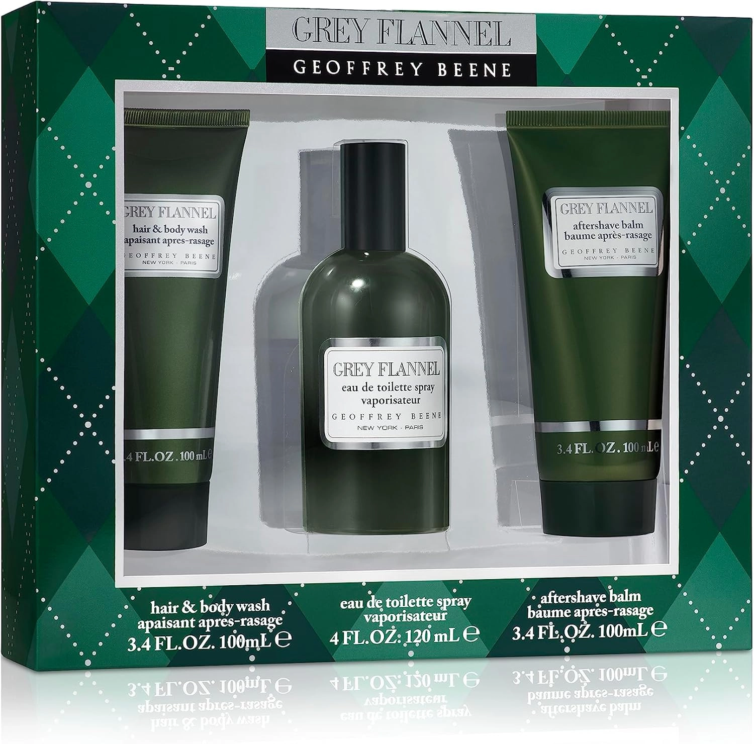 Geoffrey Beene Grey Flannel - Eau de Toilette 3 Pieces Gift Set