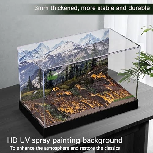 Clear Acrylic Display Case - 36 x 16 x 17 cm Transparent 3mm