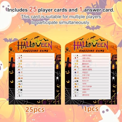 Halloween Guessing Games - 26 piece(s) 3 years and up Farsi, Swedish