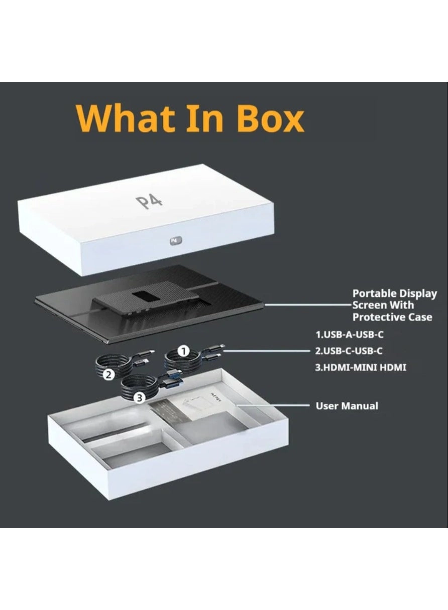 Portable Monitor - P4 15.6 in 1920 X 1080