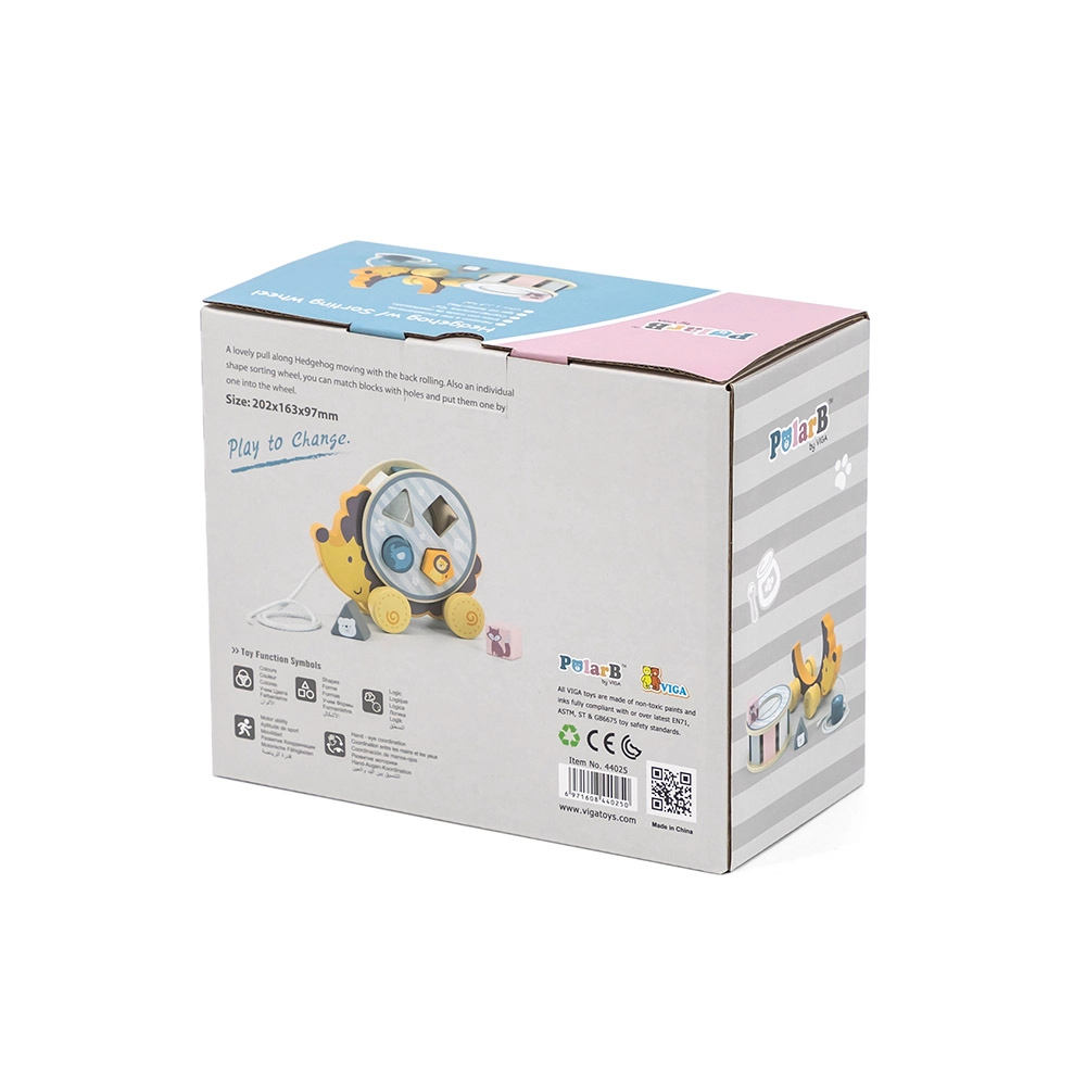 Hedgehog + Sorting Wheel - Suitable for 18 months-3 years