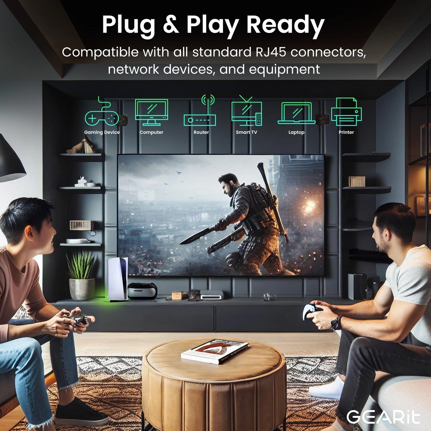 RJ45 Cat-6 Ethernet Patch Cable - 200 Foot (60.9 Meters)