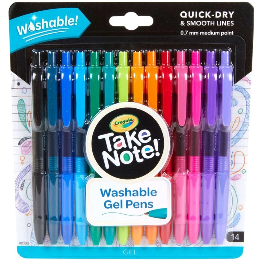 Crayola Take Note Gel Pens - 14