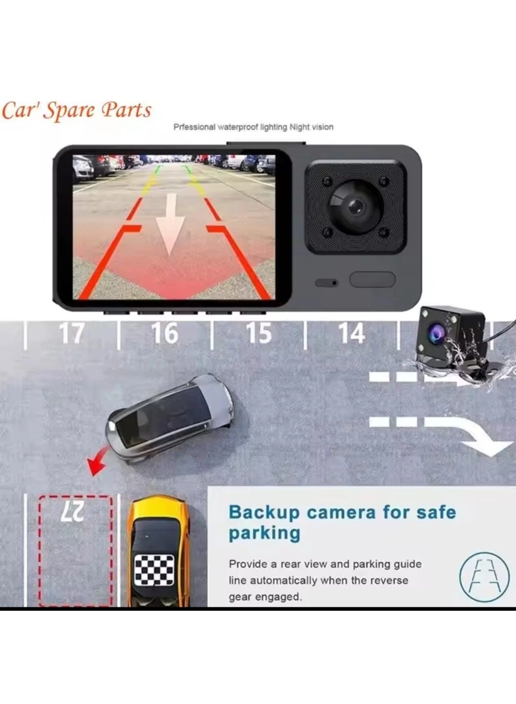 Dash Cam Traffic Recorder - 1920x1080P