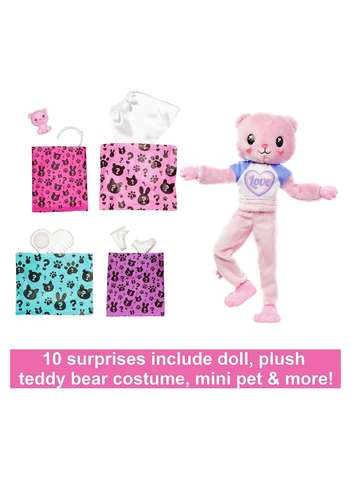 Barbie Cutie Reveal - Costume-Themed Series 10 Surprises Ages 3+
