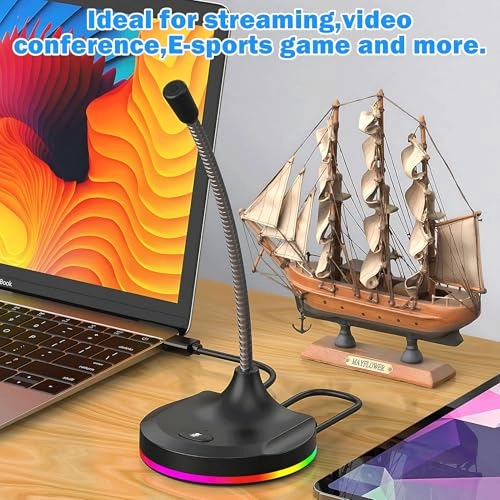 M8 With 3 Port Hub USB Microphone