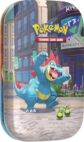 Lumiose City Mini Tin - Feraligatr/Budew 2 Expansion Packs
