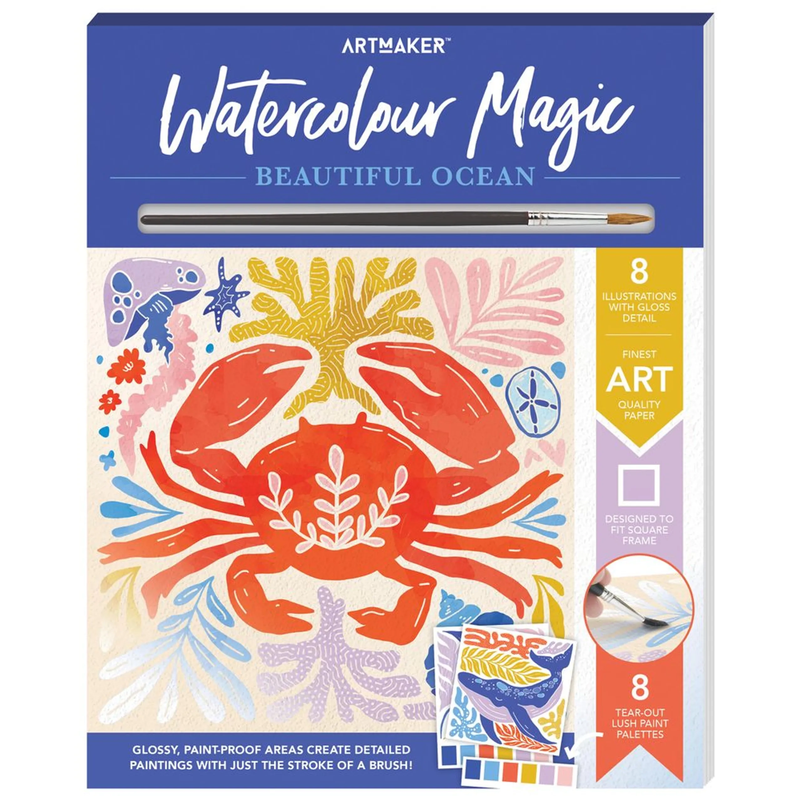 Hinkler Art Maker Watercolour Magic Coloring Kit