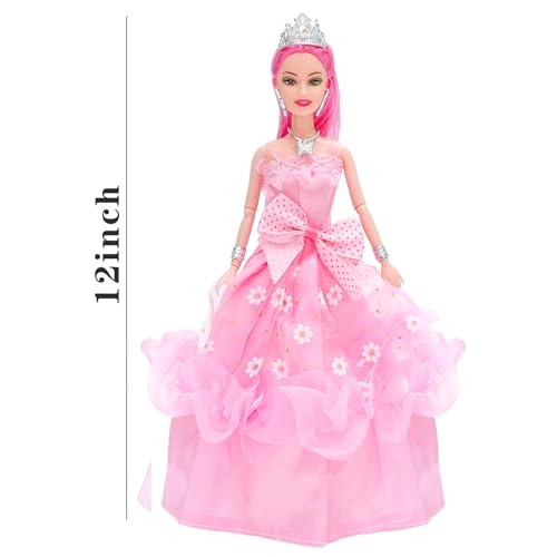 Princess Girl Doll - 12 Inch 5 Pieces Set