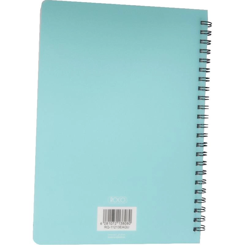 Notebook 19 X 26 cm Spiral - Grid 100 Sheets