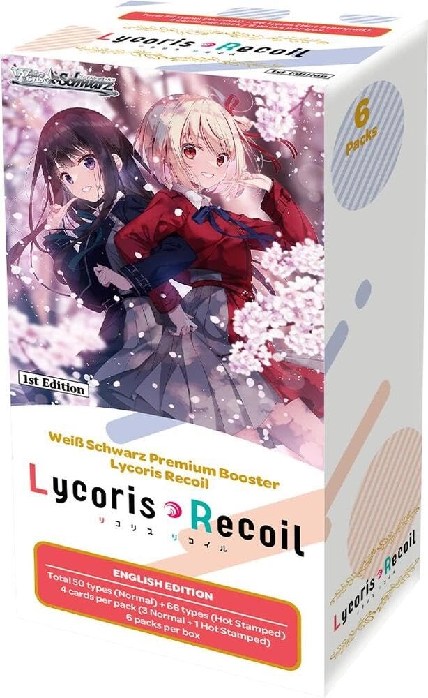 Bushiroad Lycoris Recoil Premium Booster - 4 cards per pack