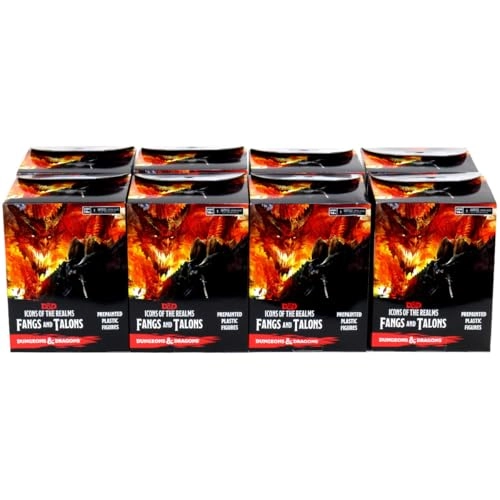WizKids Icons of the Realms Fangs Talons Booster Brick - 8 Minis