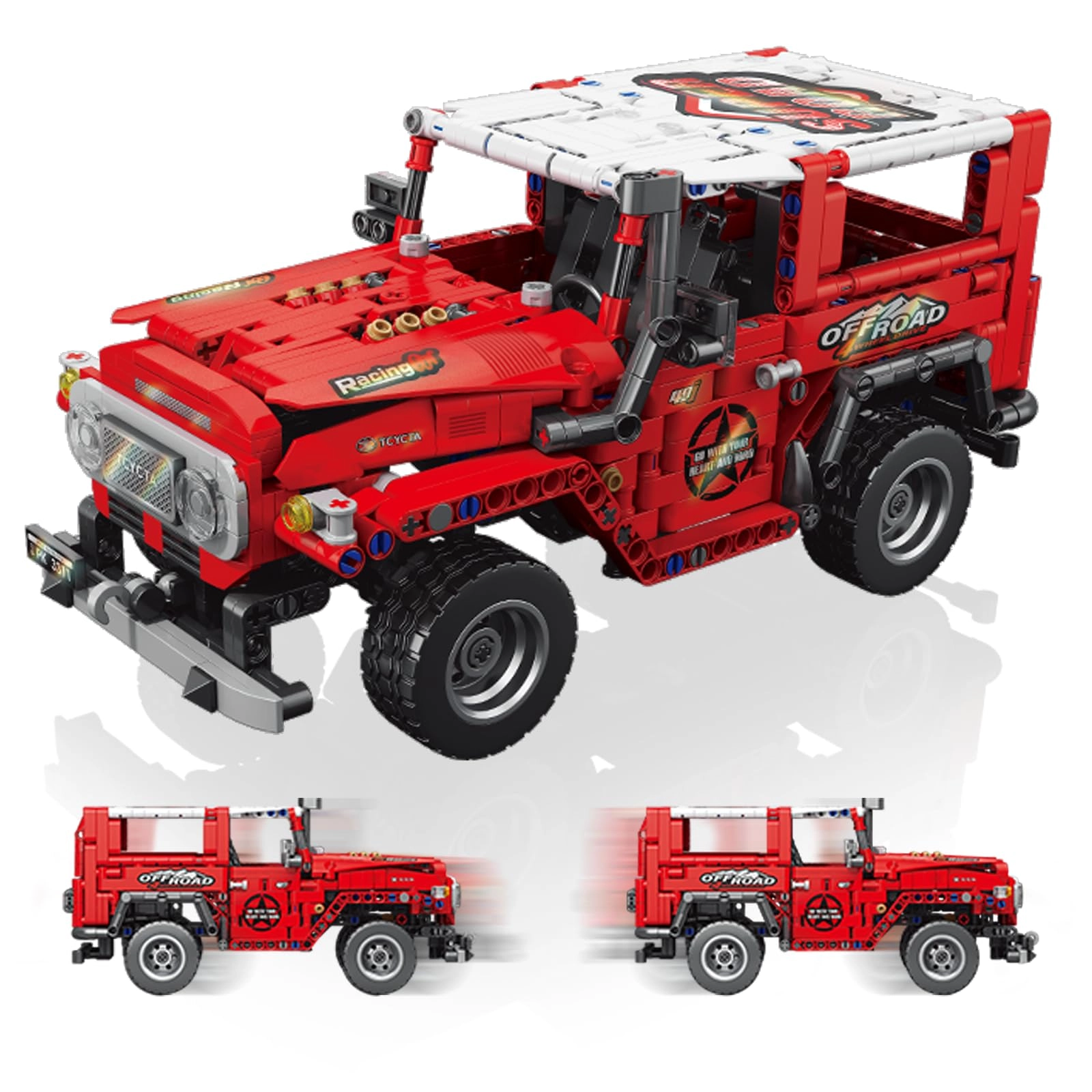 IBLOTIME Pull-back Technic Car Building Set (8602)