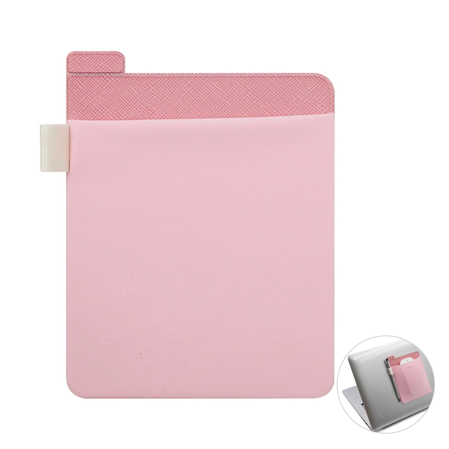 RIVEENY Portable Hard Drive Sleeve - Pink Bag Reusable adhesive