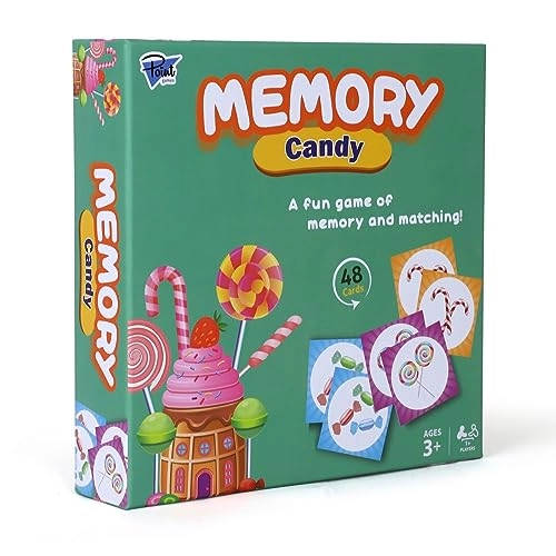 Adorable Candy Memory Match Game - 3+ 48 pieces