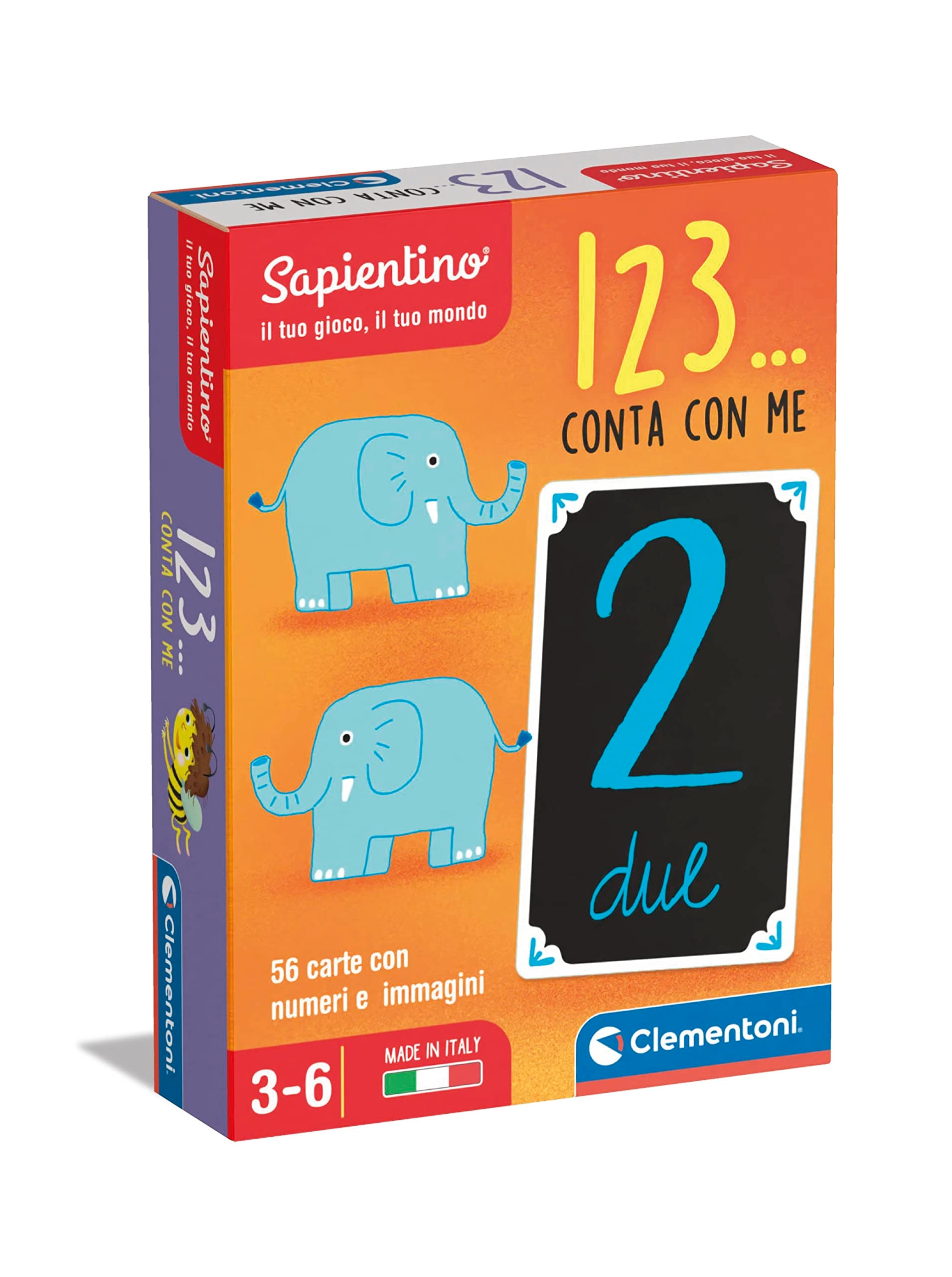 Clementoni 16134-Sapientino-1,2,3 - + 4 years