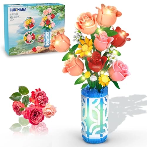 CUBIMANA Flowers Bouquet Building Set - 747 pcs