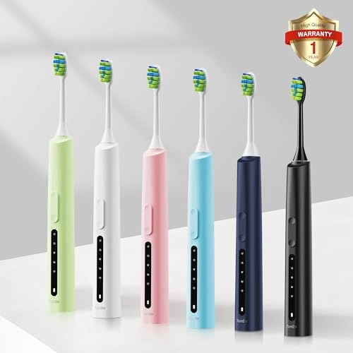 Sonic Electric Toothbrush - 40000VPM 5 Modes 4 Brush Heads