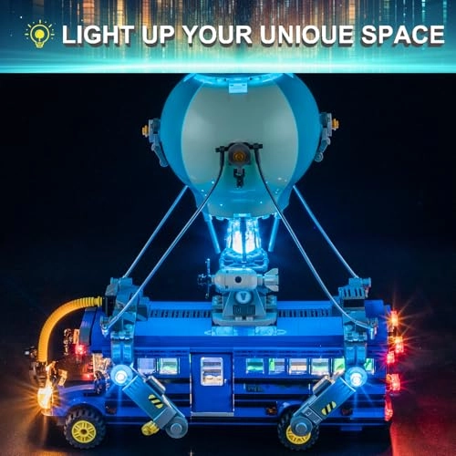 LED Light Kit for LEGO Battle Bus Fortnite 77073 - USB Battery Box