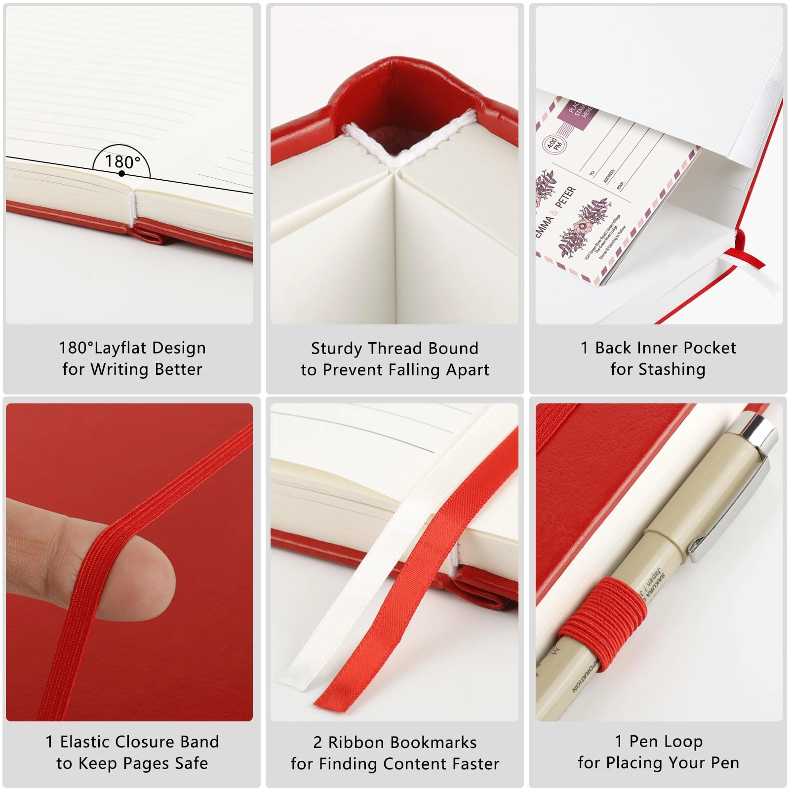 Notebook A5 Hardcover - Lined 160 Sheets