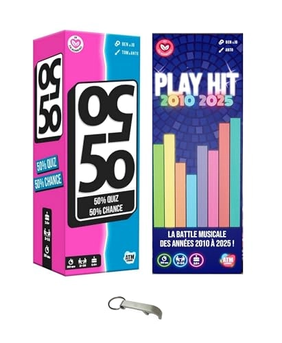 Play'Hit Set 2010-2025 + 50/50 + Bottle Opener - French 16+ years