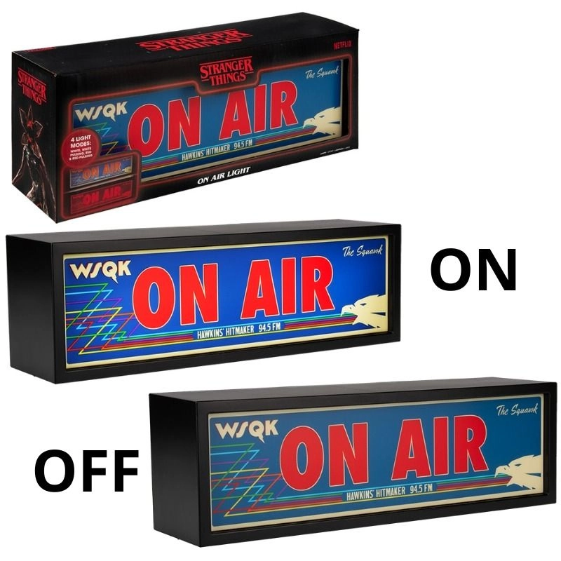 Paladone Stranger Things Logo Light - red and black