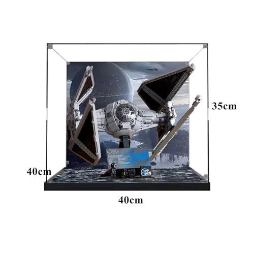 Interceptor Acrylic Airplane Display Case - 75382 Clear Dustproof