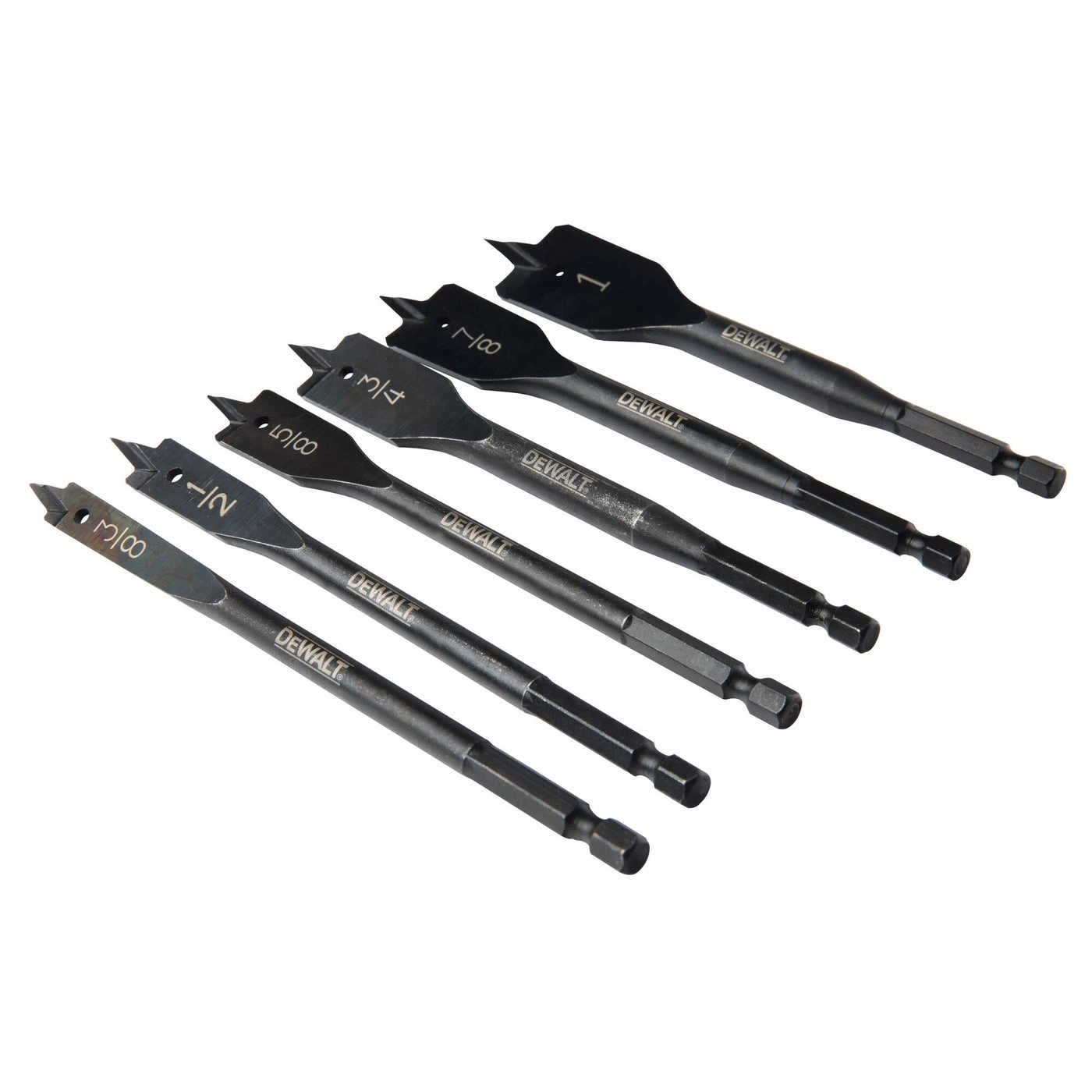 Drill Bit, Spade - 6-Piece