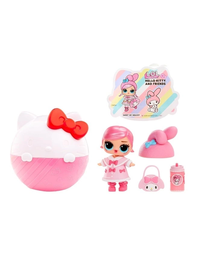 Loves Hello Kitty & Friends Tots - 3+ Years Hello Kitty Cinnamoroll Pochacco Keroppi My Melody Pompompurin Kuromi Tuxedosam