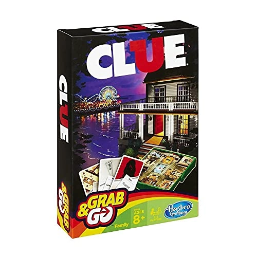 Clue - Grab and Go + Monopoly + Connect 4 + Hungry Hungry Hippo
