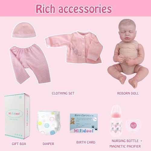Reborn Baby Doll - 20-Inch Cloth Body Ages 3+