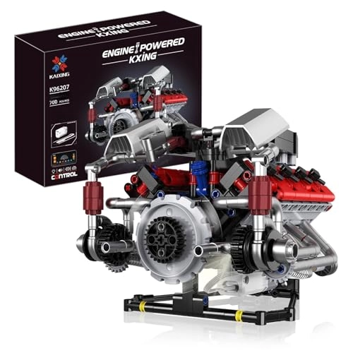Le Mans Racing Car Engine - 700 pcs V8 Motorized APP Control for ages 6+