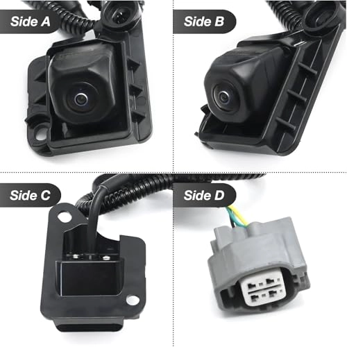 Rear View Backup Camera - 120-degree wide-angle Harness Replacement for Toyota Tundra 2007-2013