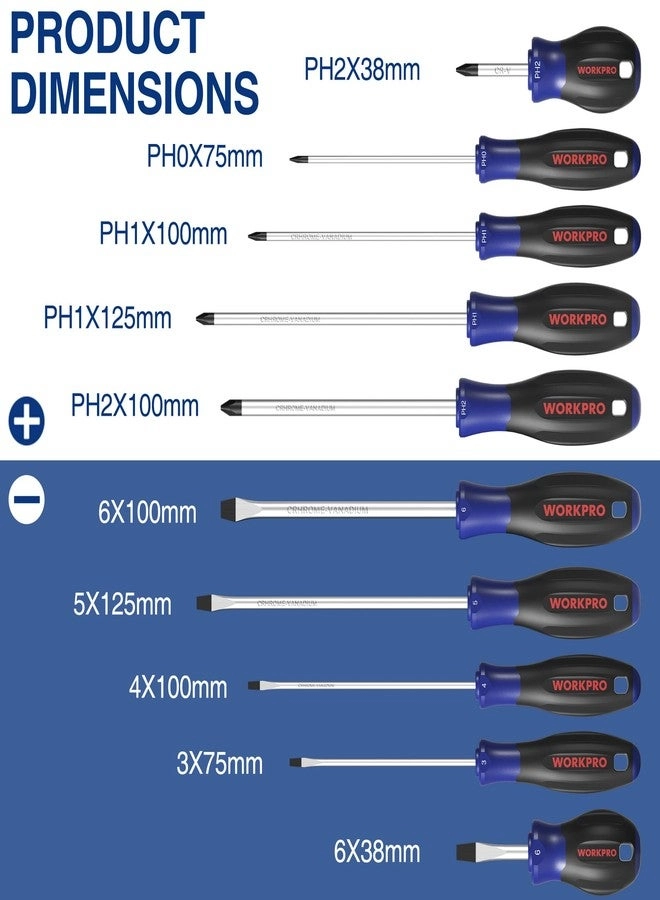 Magnetic Screwdriver Set - 10-Piece