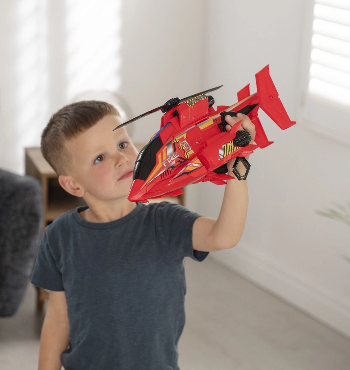 Mean Machines Light And Sound Fire Helicopter