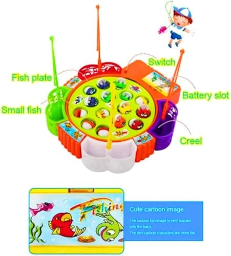 45 Fishing Game - 36 months - 15 years 45 Fish and 4 Fishing Poles