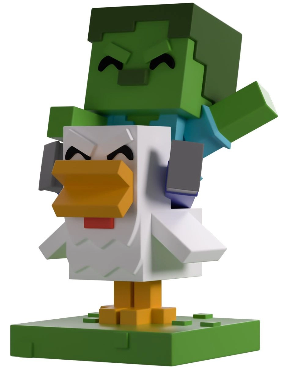 YOUTOOZ Chicken Jockey - Minecraft - 4.5 inches (11.43 cm)