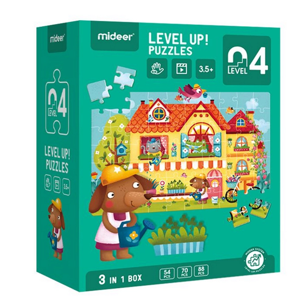 MIDEER 3-in-1 Fable Town Puzzle (TOP-MD3105)