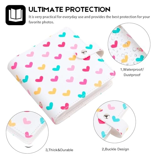 2x3" 112 Pockets Leather Photo Album