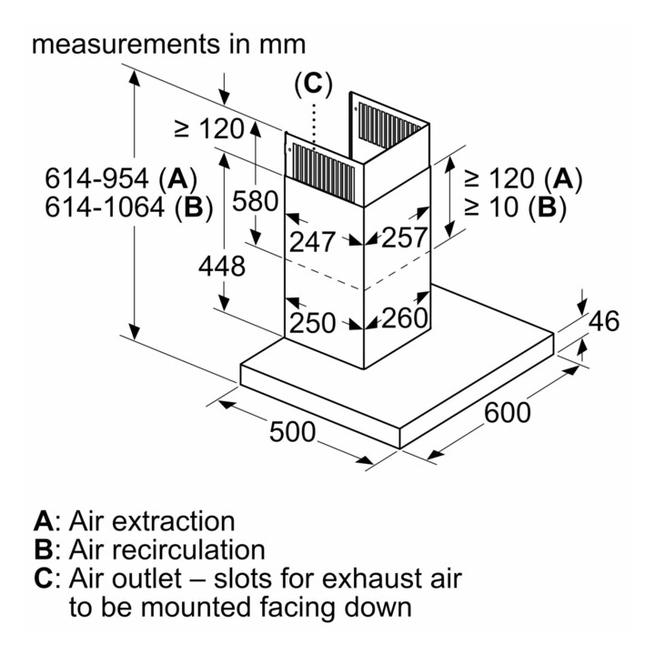 DWB68JQ50B - 409 m³/h 59.8 cm