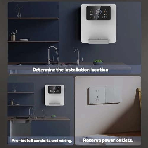 Wall-Mounted Water Dispenser - 2100W Instant Hot Water Five-level Temperature Control