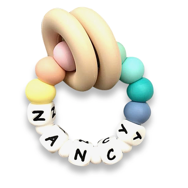 Desert Chomps Vera - Beech Wood and Food grade non-toxic soft silicone beads