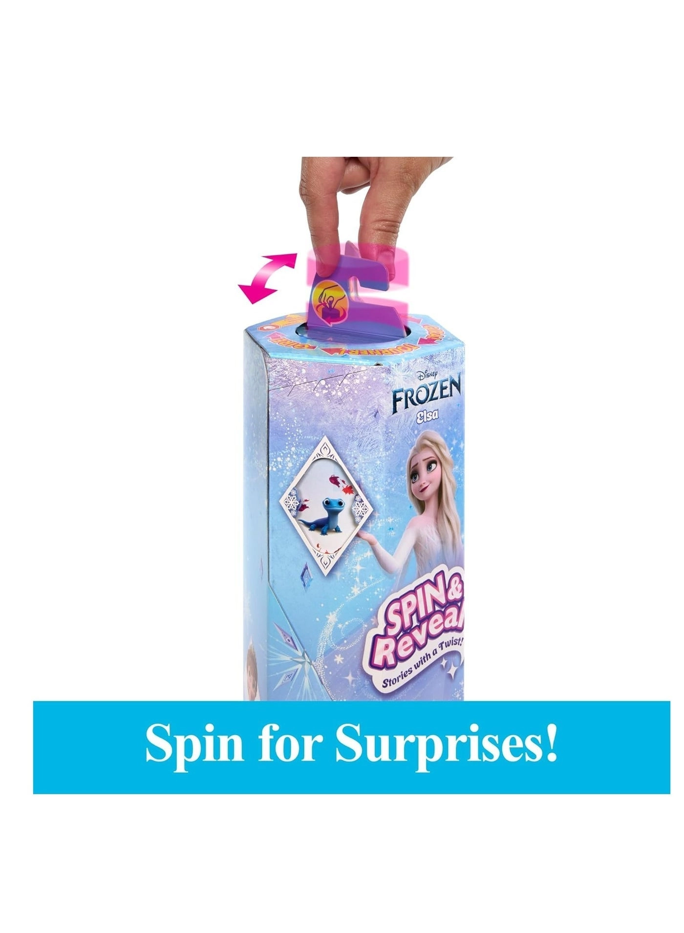 Elsa Fashion Doll - Frozen Spin & Reveal 11 Surprises